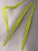 Лист пластмассовый узкий зеленый 40/54см (св-зел)