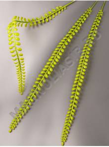 Лист пластмассовый узкий зеленый 40/54см (св-зел)