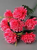 Букет хризантем-звезд крупных 7гр 58см (микс)