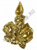 Накладка из фольги Свеча с розой 250*170 мм