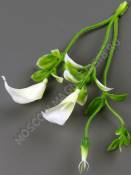 Добавка для композиций пластм веточка с 2 калами +бутон 13см