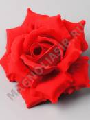 Роза бархат 4сл 14см (красн)/К