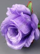 Роза полураскрытая атлас 5сл 9см (чай жёл сир перс)/К