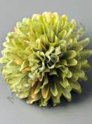 Хризантема Экзотик неткан игольчатая 8сл 10 см  (бел мал зел сир борд оранж п-корал крем)