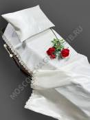 ***Комплект из плотного атласа с золотом  "Пегас" (пок. 80см*208 см, нав 50*35см)