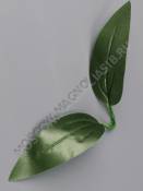 Лист лилии двойной шёлк 19см