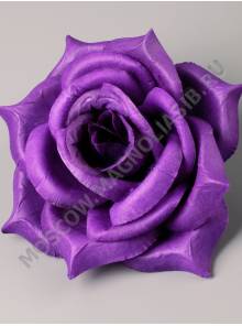 Роза неткан Гигант 5сл 19см(бел крас желт роз фио)