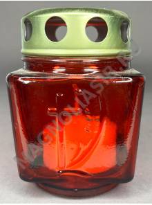 Лампада неугасимая залитая (стекло) 130*75 мм 