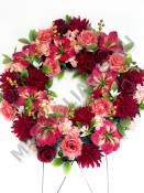 Венок траурный "Круг средний" выс.70/90см ш.70см 