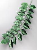 Ветка рускуса темно-зеленая шелк 37/55 см.