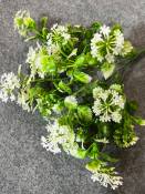 Букет соцветий пластм 5гр 32см белый