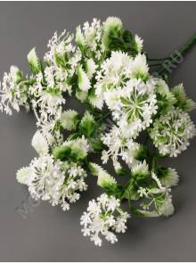 Букет соцветий пластм 5гр 32см белый