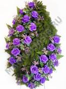 Венок с елкой 115/135 см ширина 60 см 