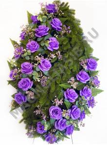 Венок с елкой 115/135 см ширина 60 см 