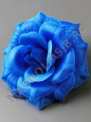 Роза шелк 5сл 15см (бел крас син сир желт роз микс)/К