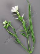 Москва***Добавка пластмасовая тройная с цветочками и листом 12см