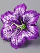 ***Колокольчик тигровый атлас 1сл 14см с тычинкой (крас син мал роз)