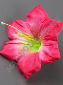 Колокольчик шёлк 1сл 13см с тычинкой (бел крас син роз фио жёл сир мал)