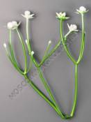 ***Добавка пластм тройная с мелк бутончиками 10см