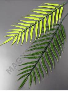 Лист папоротника пластм  28/41 см (зеленый, ярко-зел)