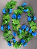 Лиана с гвоздиками 20 цвет+40лист 1,8 м (кр фиол син сир)