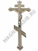 Крест на гроб Польский  пластмассовый с  металлизацией золотом41*2