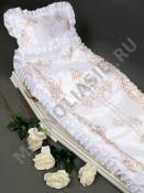 Комплект из атласа с глитером (2 предмета) 80*203 см и 43*59см