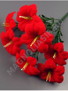 Букет бархатных лилий 7гр 43см 