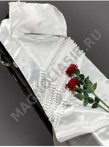 Москва***Комплект из атласа с рюшью (2 предмета) 70*200см.