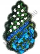 Венок "Магнус" с мальвой выс. 105/120см шир. 60см