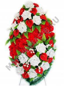 Венок "Консуэлла" выс. 110/130см шир. 55см