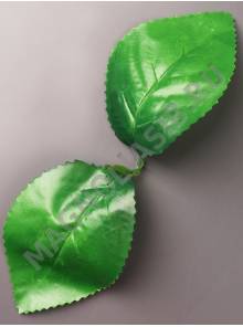 ***Лист яблони двойной шёлк  22 см 