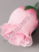 Бутон розы неткан 3сл 10см (бел син крас роз фио борд мол-слив микс)