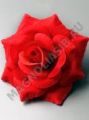 Роза бархат 5 сл 16 см (красная)/К