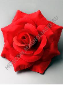 Роза бархат 5 сл 16 см (красная)/К