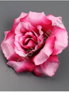 Москва***Роза бархат-велюр 6сл 17см (свек-роз)/К