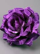 Роза атлас 5сл 14см (бел крас син сир фио лайм микс) /К