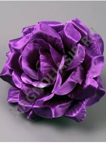 Роза атлас 5сл 14см (бел крас син сир фио лайм микс) /К