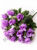 Букет бутонов роз 16гр 55см (бел крас роз сир борд оран)