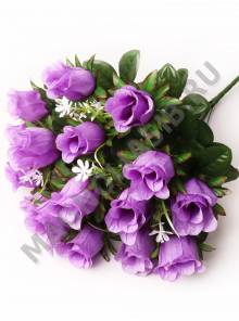 Букет бутонов роз 16гр 55см (бел крас роз сир борд оран)