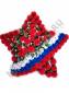 Венок "Звезда" выс.100см шир.100см