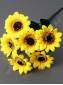 Букет подсолнухов 6гр 27см  