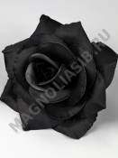 Роза бархат 5 сл 15.5 см (черная)/К