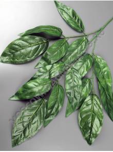 Ветка манго 3 ветки тёмная зелень 70см.