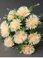 Букет хризантем с добавкой 10 групп 38см (бел кр гол роз виш перс)