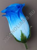 РАСПРОДАЖА. Бутон розы  шёлк 2сл 9.5см (жёл сир; роз-180шт/кор )/К