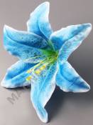 Лилия тигровая хлопок 20см без тычинки (син сир)(тыч. 2200,2211,2205)