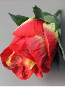 Бутон розы неткан Джелато 3сл 10 см (мол кр-зел свек жёлт св-сир мол-зел перс микс )/К