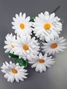 Москва***Букет ромашек 7гр 48см микс (крас син роз фио бел жел)