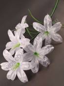 РАСПРОДАЖА Москва Ветка лилии 5 цветков 90 см МИКС (бел жёл сир мал крас гол) 